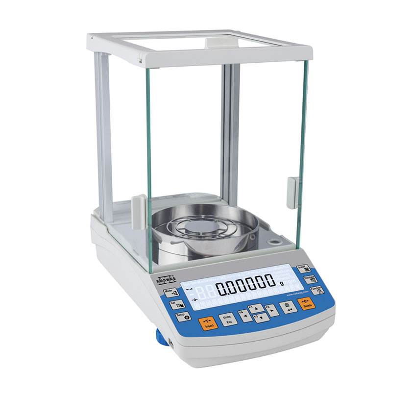 Analitik Terazi · 60 / 220g × 0,01 / 0,1 mg, Çift Aralık — AS 60/220.R2 · Radwag