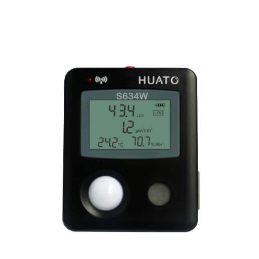 Huato S635 — Işık / UV / Sıcaklık-Nem Entegre Kaydedici