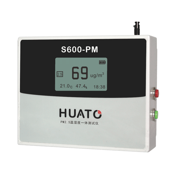 Huato S600-PM — PM2.5 Partikül / Sıcaklık-Nem Kaydedici