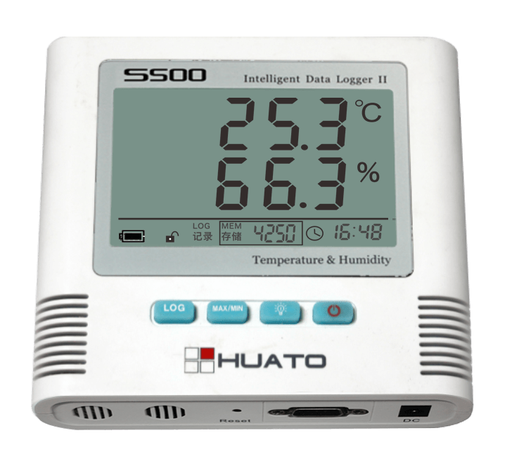 Huato S500 / S520 / S580 -RS485 — Modbus Ağ Sıcaklık-Nem Kaydedicileri