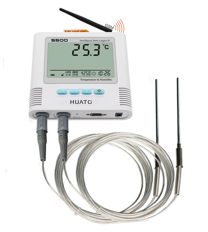 Huato S500-GPRS — Soğuk Zincir GPRS Sıcaklık-Nem Kaydedici