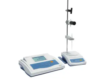 Potansiyometrik Titratör · INESA REX Ti-20 — SET/MAT, cam büret (giriş model) · Rex