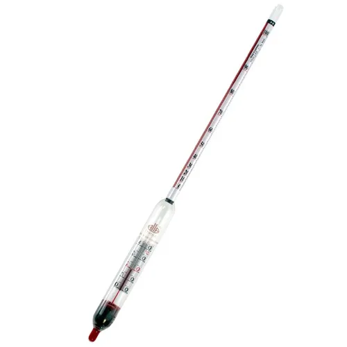 Termometreli Alkolmetre · 0-100 %vol (Gay-Lussac/Tralles/Cartier) · 20 °C — 0500TP000/20-qp · Alla France