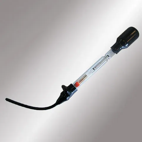 Akü Hidrometresi (pipetli) · 1.080-1.300 g/ml termometreli - pipet içinde — 1290CP-01-vr · Alla France
