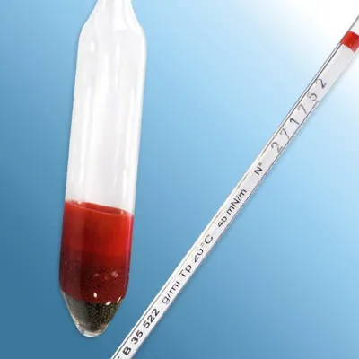 Cam Hidrometre · 1.015–1.025 g/mL, 20 °C referans — 2240FC015/20-qp · Alla