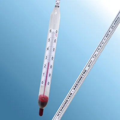 Cam Hidrometre · 0.700–0.800 g/mL, 15 °C referans — 3013T070/15-qp · Alla