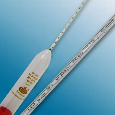 Cam Hidrometre (ISO 649) · L20 1.880-1.900 : 0.0002 g/ml Tp.20°C — 3200LC188/20/H-ca · Alla France