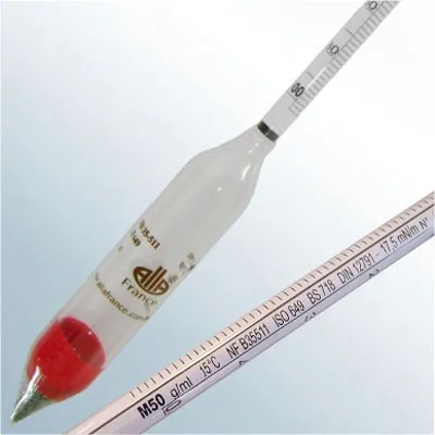 Cam Hidrometre (ISO 649 SP) · M50 0.800-0.850 : 0.001 g/ml Tp.15°C — 3503MC080/15/B-qp · Alla France