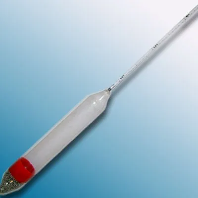 Şeker Hidrometresi · 12-15 : 1 Kg/m3 (1.120-1.150 : 0.001g/ml) Tp.20°C — 3850FC112/20-qp · Alla France