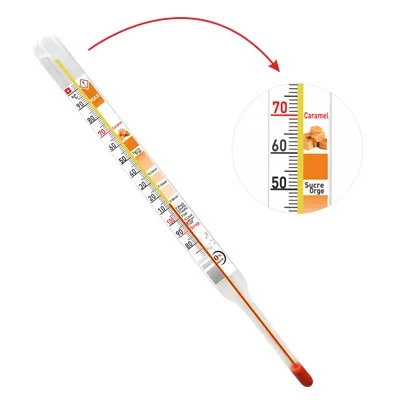 Şeker (candy) termometresi · +80 … +200 °C — 8010R201-qp · Alla France