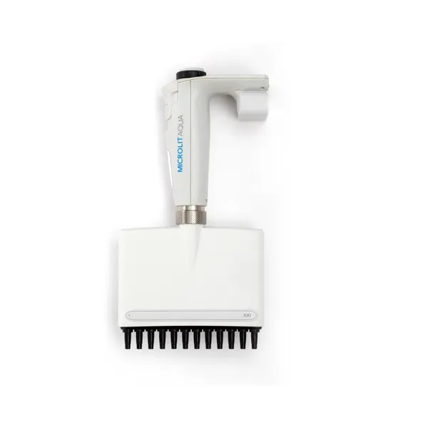 Elektronik Mikropipet · 5-100 µl Değişken Hacim, 12 Kanal — AQUA AQT-100 · Microlit