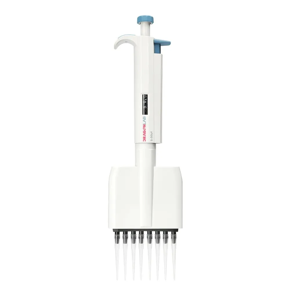 Ayarlanabilir Hacimli Mekanik Pipet (8 Kanal) 5–50 µL · 7010103006 — TopPette · DLAB