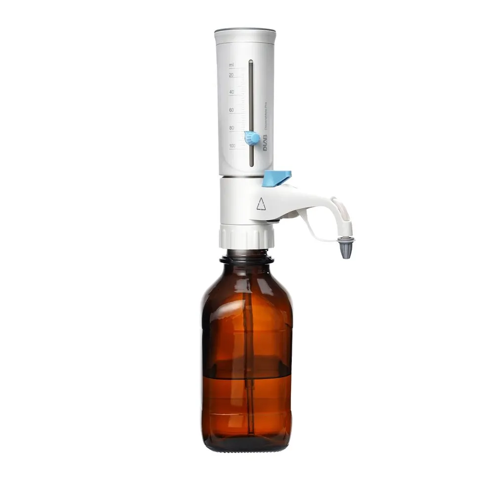 Şişe-Üstü Dispenser (Premium) 10–100 mL · 7032111005 — DispensMate-Pro · DLAB