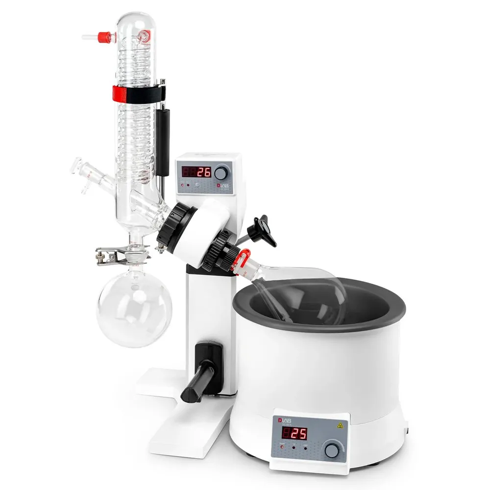 Döner Evaporatör Paketi · Dik Cam Takım, 1.700 cm² Kondansör — RE100-S · DLAB