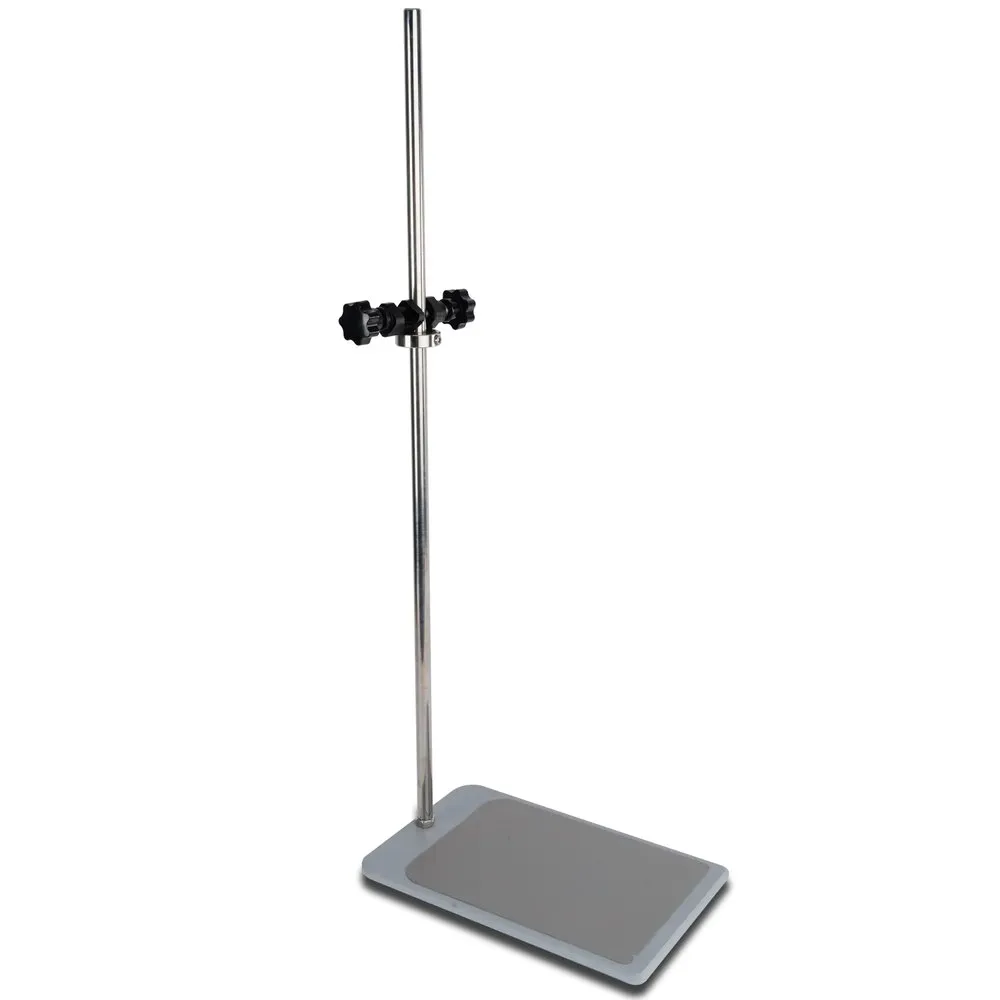 Üniversal Plaka Stand · 20×31 cm Taban, 78 cm İki-Parçalı Kolon · DLAB