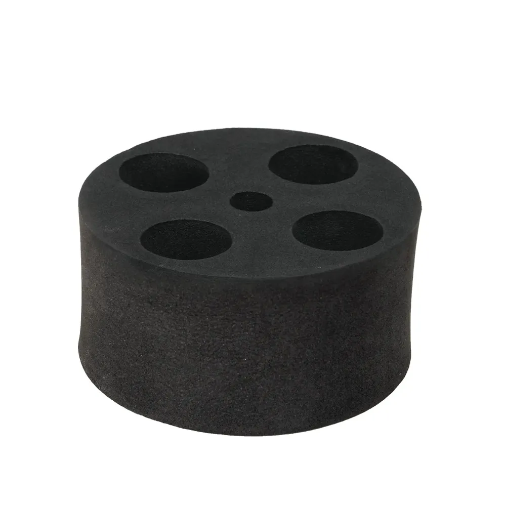 VT1.3.10 Tüp Adaptörü · 4 Yuva, Ø28 mm (50 mL) — Vorteks Platformu · DLAB