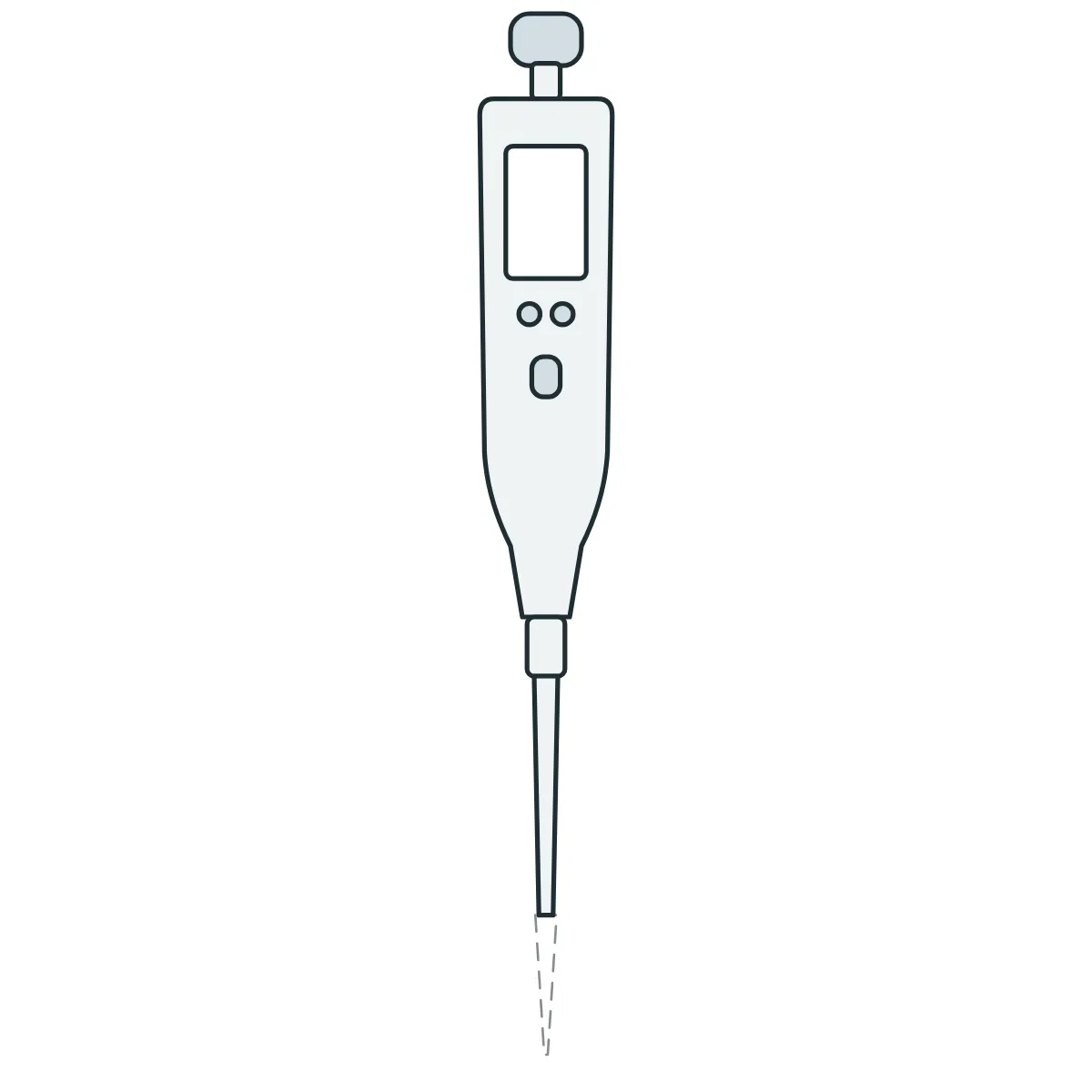 Elektronik Pipet (Tek Kanal, Çok Fonksiyonlu) 0,5–10 µL · 7016201001 — dPette+ · DLAB