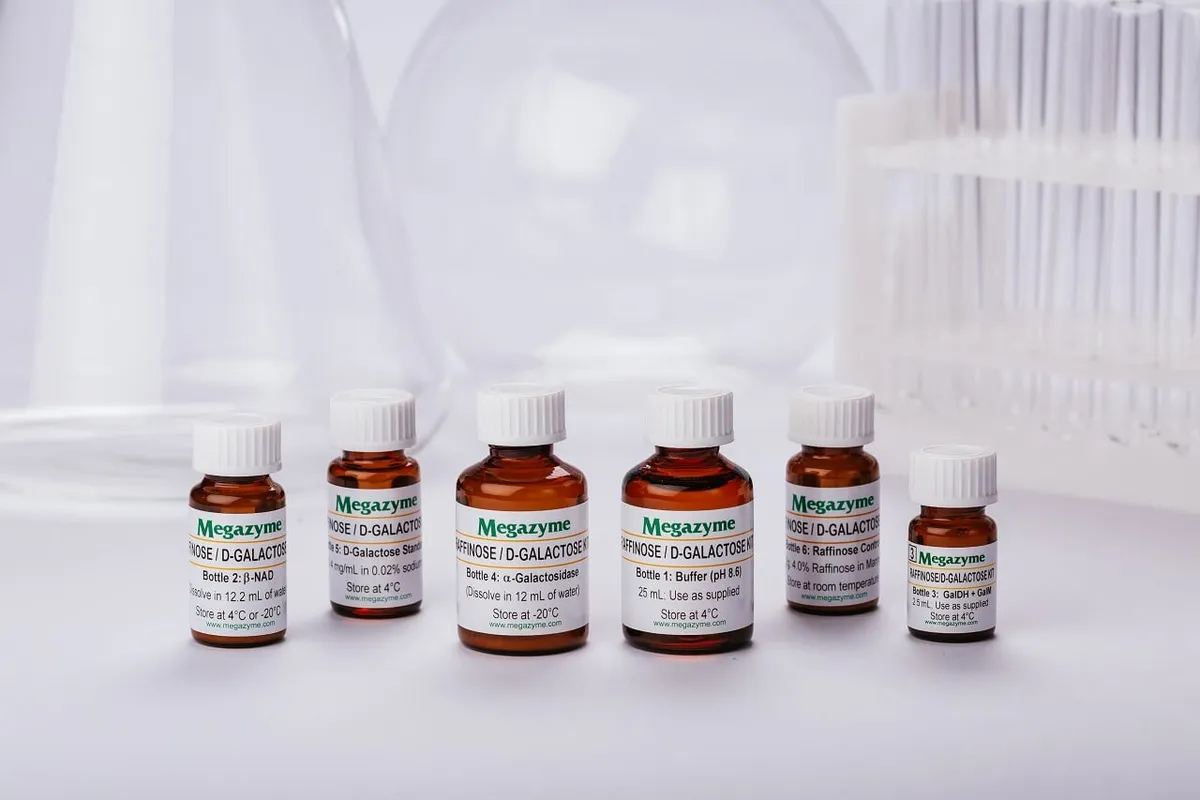 Test Kiti · Raffinose/D-Galactose — K-RAFGA · Megazyme