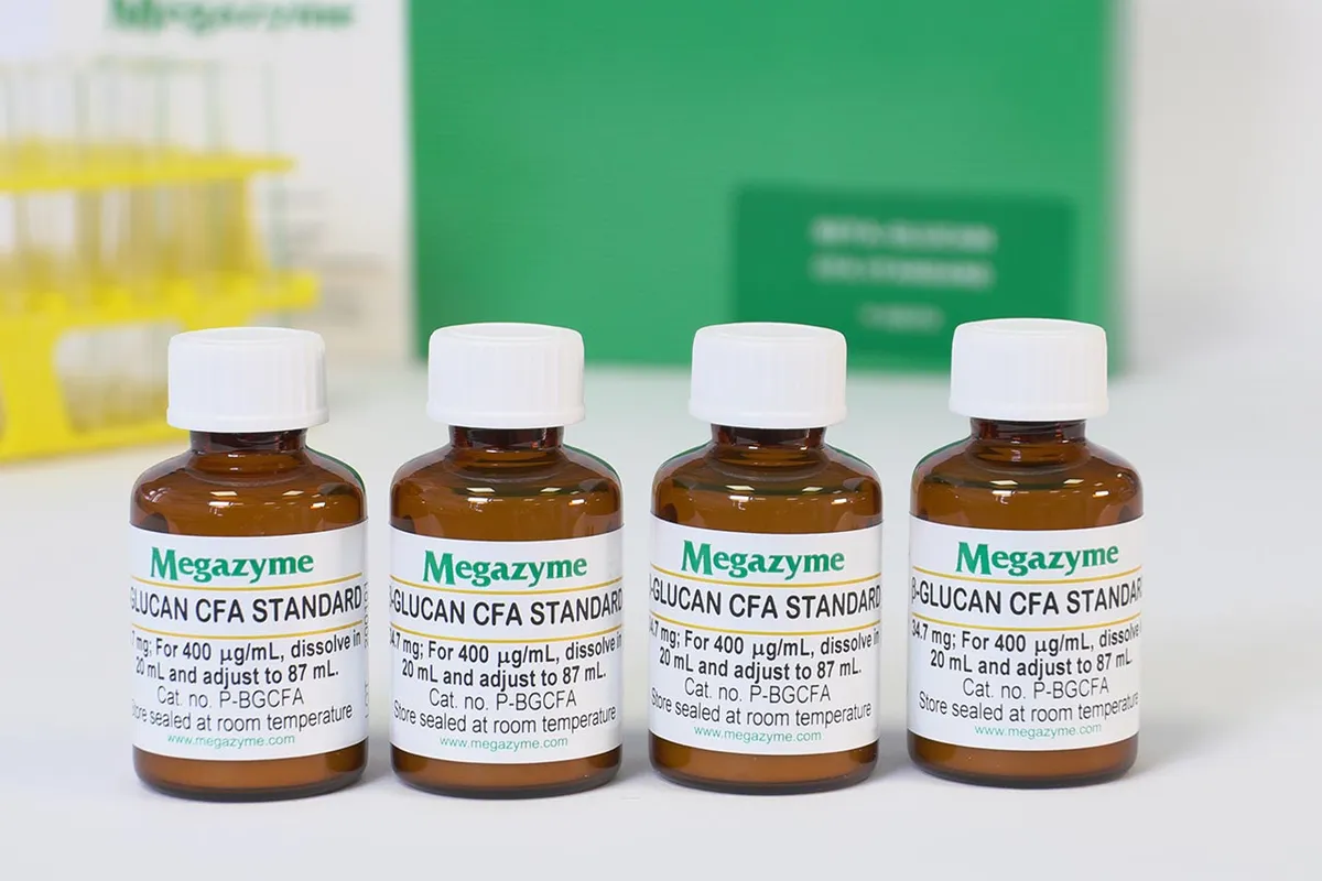 Polisakkarit (substrat/standart) · ß-Glucan CFA Standard - 4Vials — P-BGCFA · Megazyme