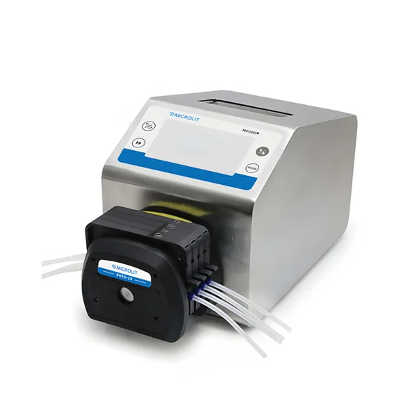 Peristaltik Pompa · 0,1-350 RPM, Paslanmaz Çelik Gövde — Intelligent MP300I · Microlit