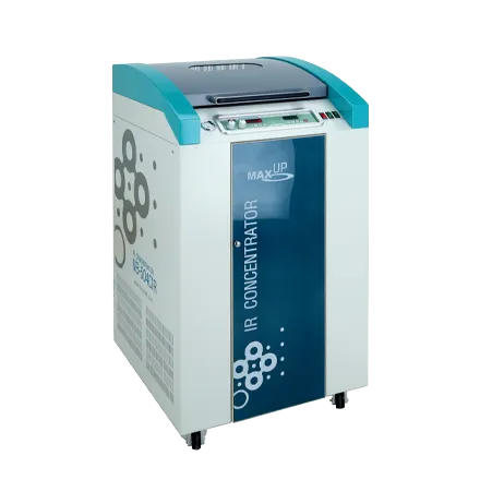 IR Santrifüjlü Vakum Konsantratör · Soğuk-Tuzaklı, +4…80 °C, 2 mbar — NB-504CIR · N-Biotek