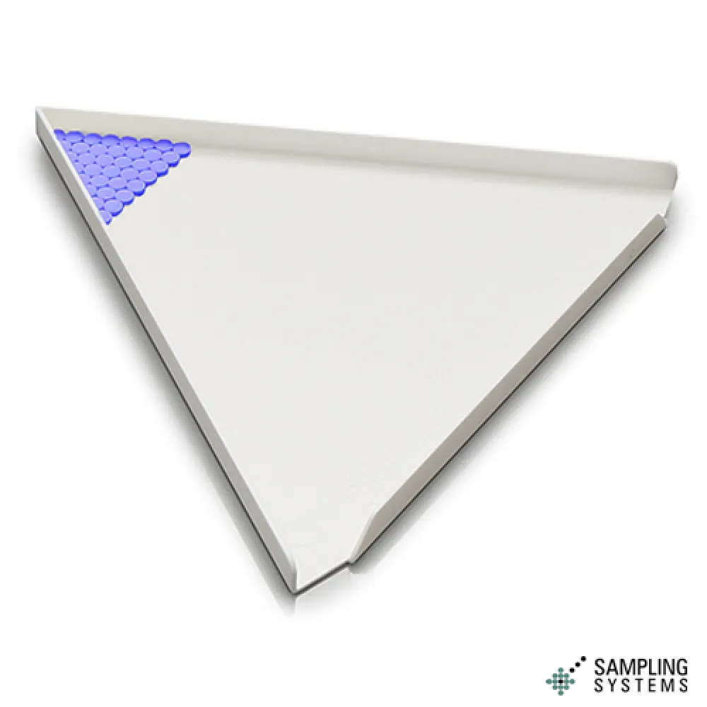 Tablet Sayma Üçgeni (Tablet Counting Triangle - PS - Box of 30. sterile) — 8066A-1S · Sampling Systems