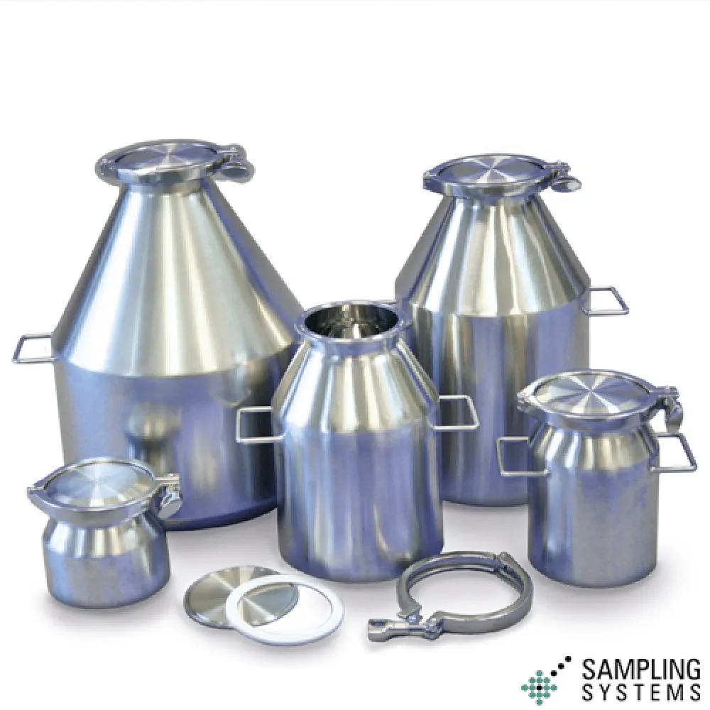 Kelepçeli Paslanmaz Kap 2 L — A566-02 · Sampling Systems