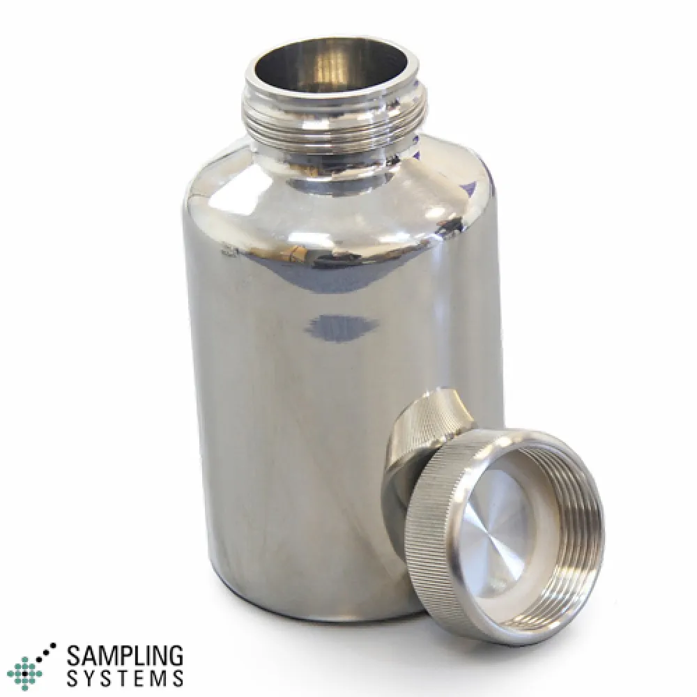 Vidalı Paslanmaz Şişe 1000 ml — A846-1000 · Sampling Systems
