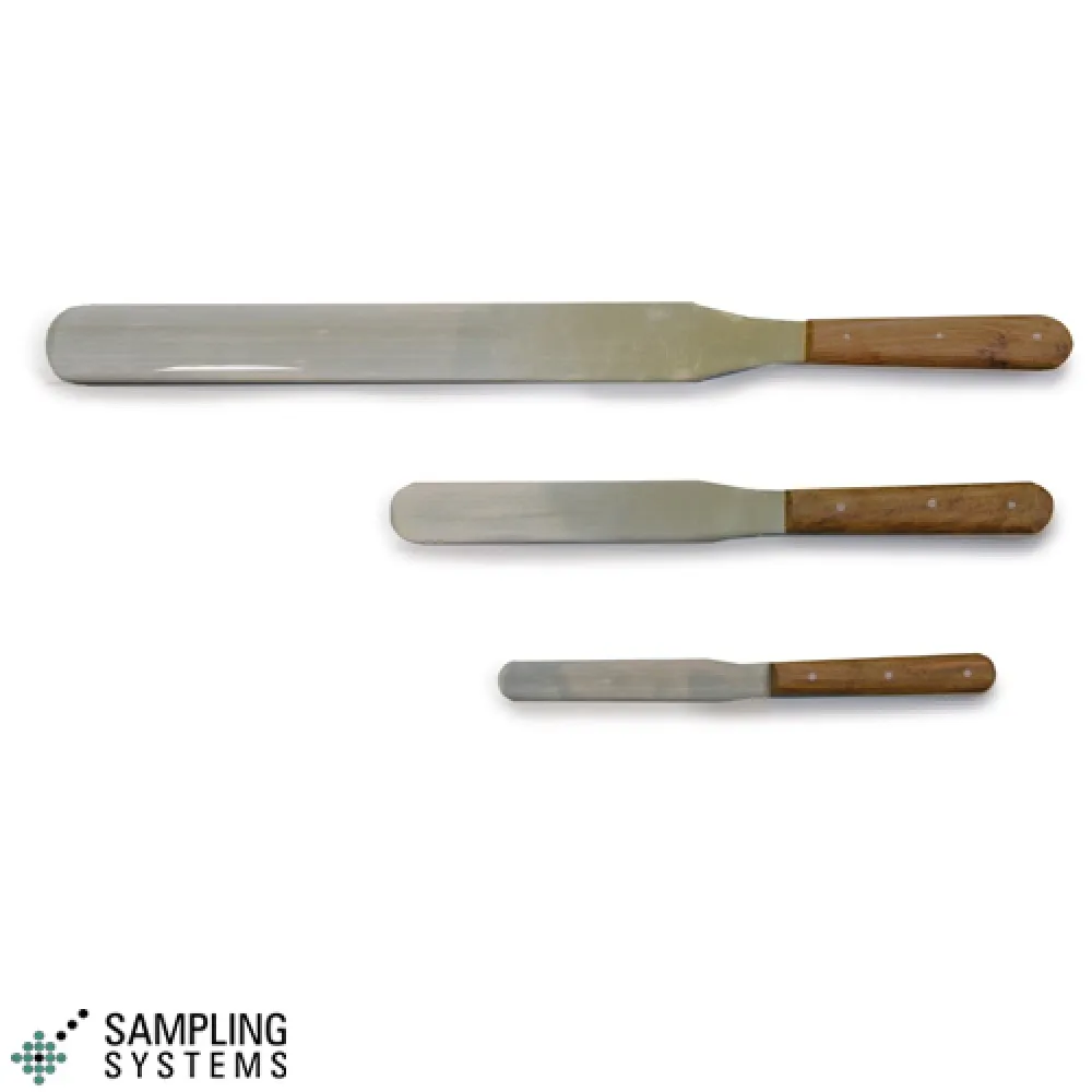 Spatula Bıçak (Ahşap Saplı) 100mm — A201-100 · Sampling Systems