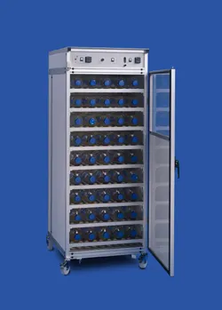 Rulo Şişe İnkübatörü (90 Şişe, Tekerlekli) — INCUDRIVE 90 · schuett-biotec
