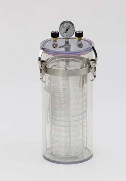 Anaerob Kavanoz (3 L, Havalandırma-Vidalı) — crystal eco · schuett-biotec
