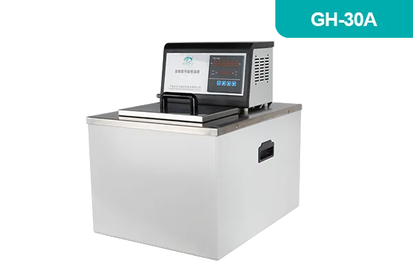 Yüksek-Hassasiyetli Sabit-Sıcaklık Banyosu (Isıtmalı) · Oda sıc. +8~200 °C · 30 L — GH-30A · Scientz