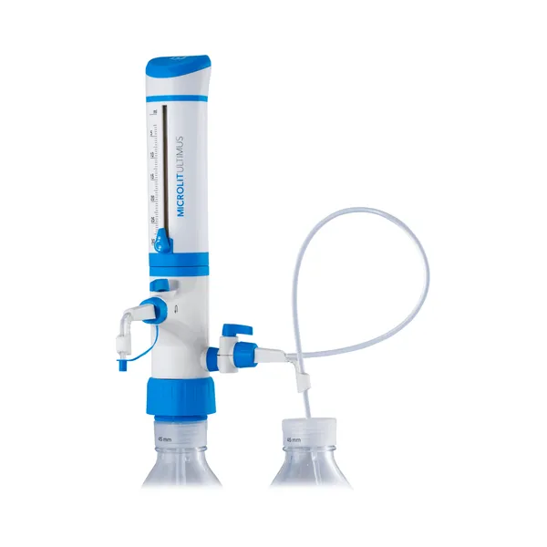 Şişe Üstü Dispenser · 0,25-2,5 mL, Çift Girişli (Dual Inlet™) — ULTIMUS ULT-2.5 · Microlit