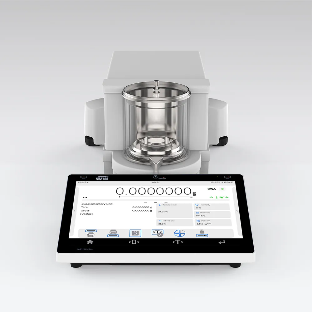 Ultra-Mikro Terazi · 2,1 g × 0,1 µg, 10" Dokunmatik — UYA 2.5Y · Radwag