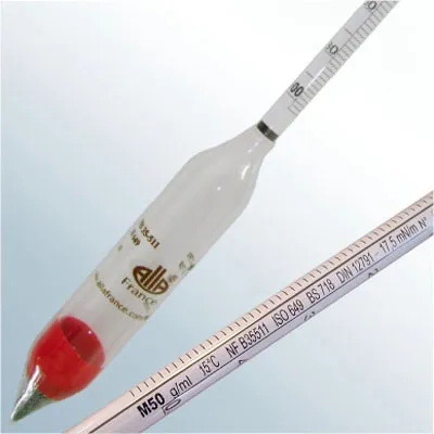 Cam Hidrometre · 0.600–0.650 g/mL, 20 °C referans — 3503MC060/20/B-qp · Alla