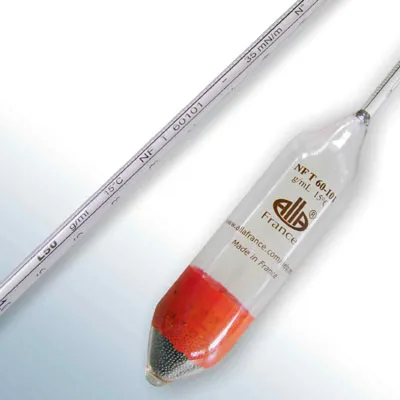 Cam Hidrometre · 1.000–1.050 g/mL, 15 °C referans — 3504LC100/15-qp · Alla
