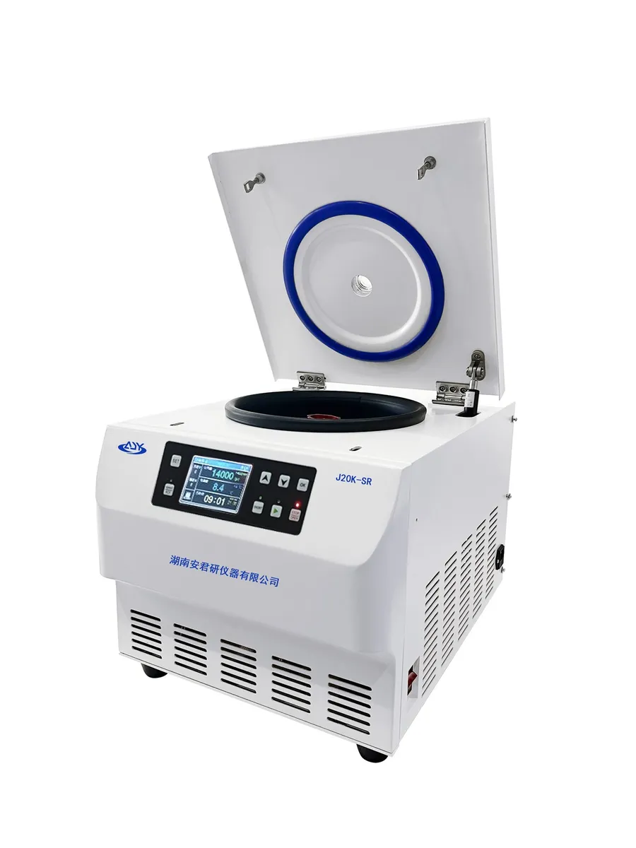 Mini Yüksek Devirli Soğutmalı Mikro Santrifüj 60 ml (Mini High-speed Refrigerated 60ml microcentrifuge) — J20K-SR · Anjunyan