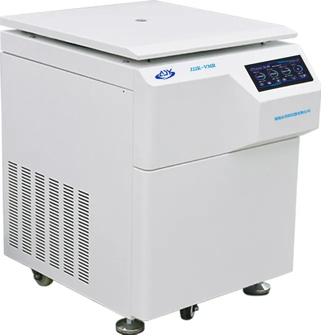 Dikey Yüksek Devirli Soğutmalı Santrifüj 3000 ml (Vertical High Speed 3000ml Refrigerated Centrifuge) — J22K-VMR · Anjunyan