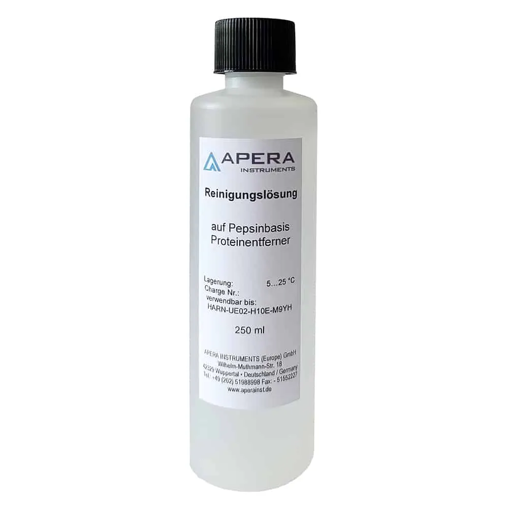 Elektrot Temizlik Çözeltisi · Pepsin-Bazlı — pH/EC/ORP Elektrotları için · Apera