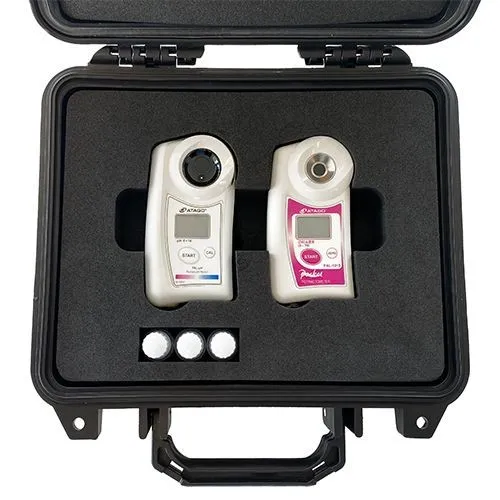 Metal-İşleme Sıvısı Test Kiti · Konsantrasyon + pH — Fluid Test Kit MJ (PAL-102S + PAL-pH) — 4054 · Atago