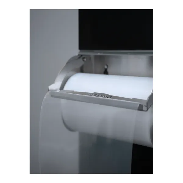 Dévidoir — Secure-Strip rulosu için paslanmaz çelik, otoklavlanabilir torba dispenseri · Labplas