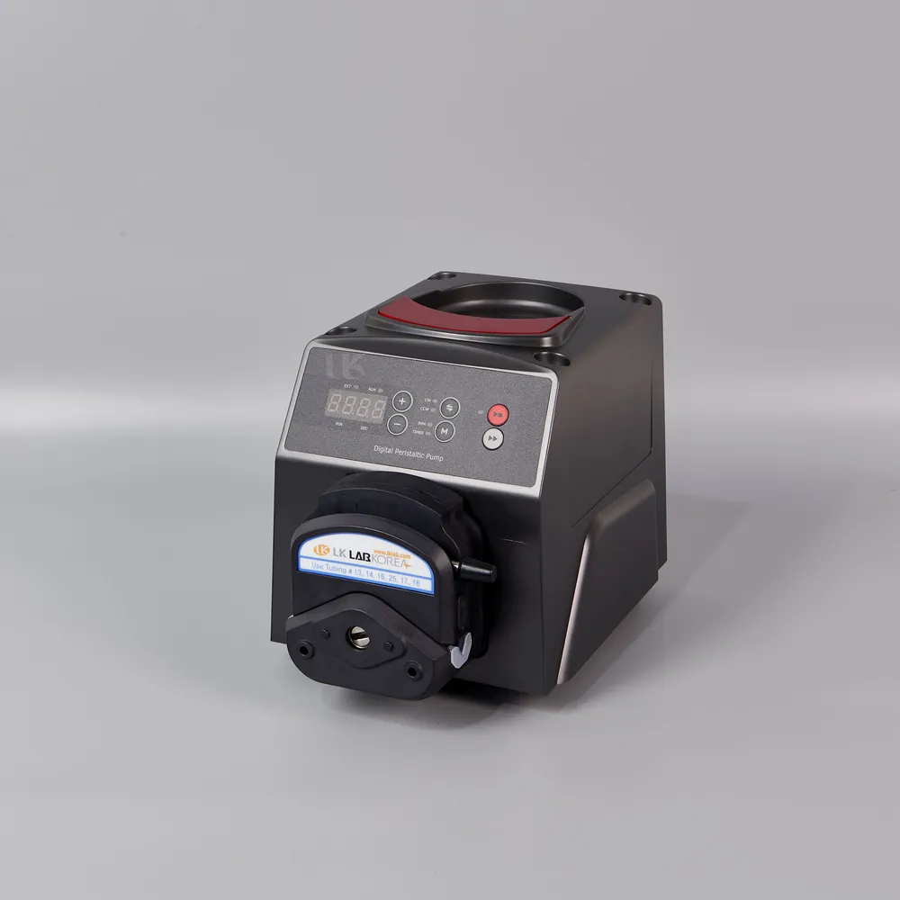 Dijital Peristaltik Pompa · 4 kafaya kadar, Modbus — TPT6035 dijital / TPE3043 dokunmatik · LKlab