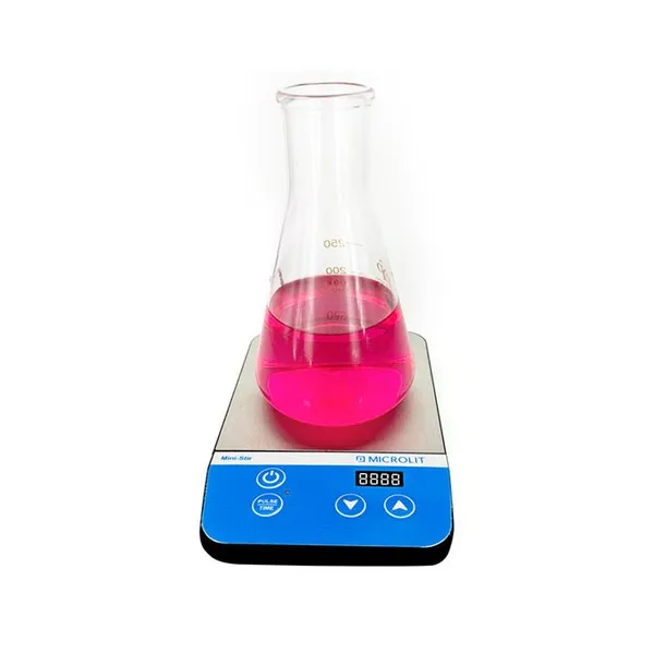 Mini Manyetik Karıştırıcı · 800 ml, Motorsuz, IP65 · 304 SS Tabla — MINI-STIR STIR-MI · Microlit
