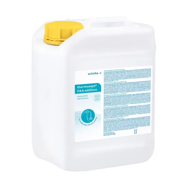 thermosept® PAA additive — endoskop işlemede PAA base ile kullanılan aktivatör bileşen · Schülke