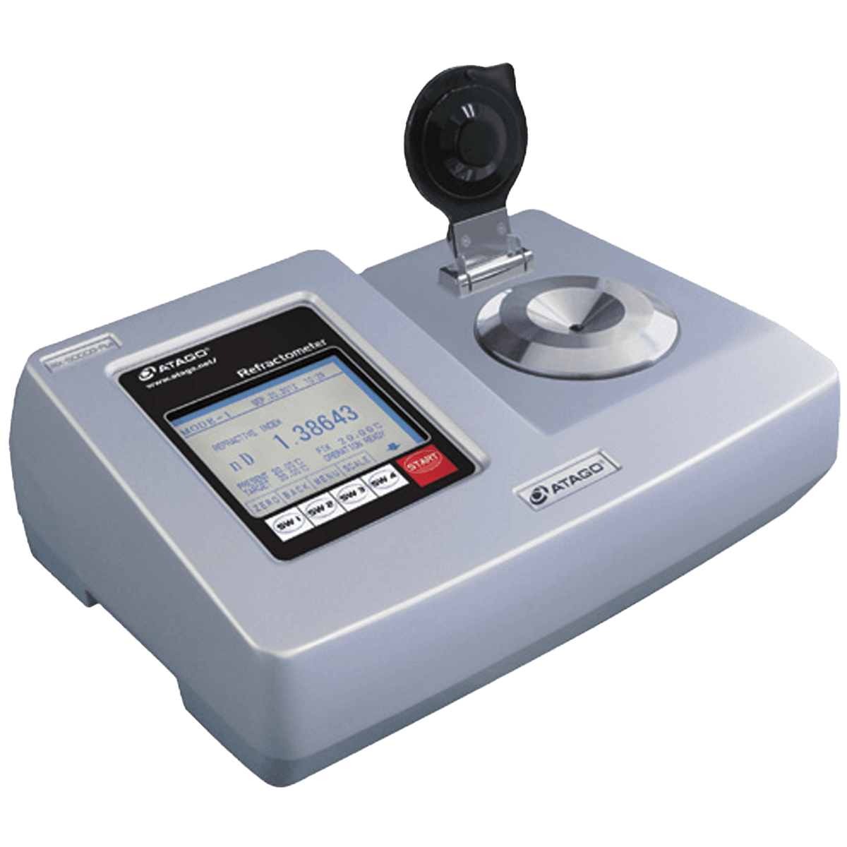 Dijital Refraktometre · ATAGO RX-5000α-Plus (3266) — kırılma indisi (nD) ve Brix