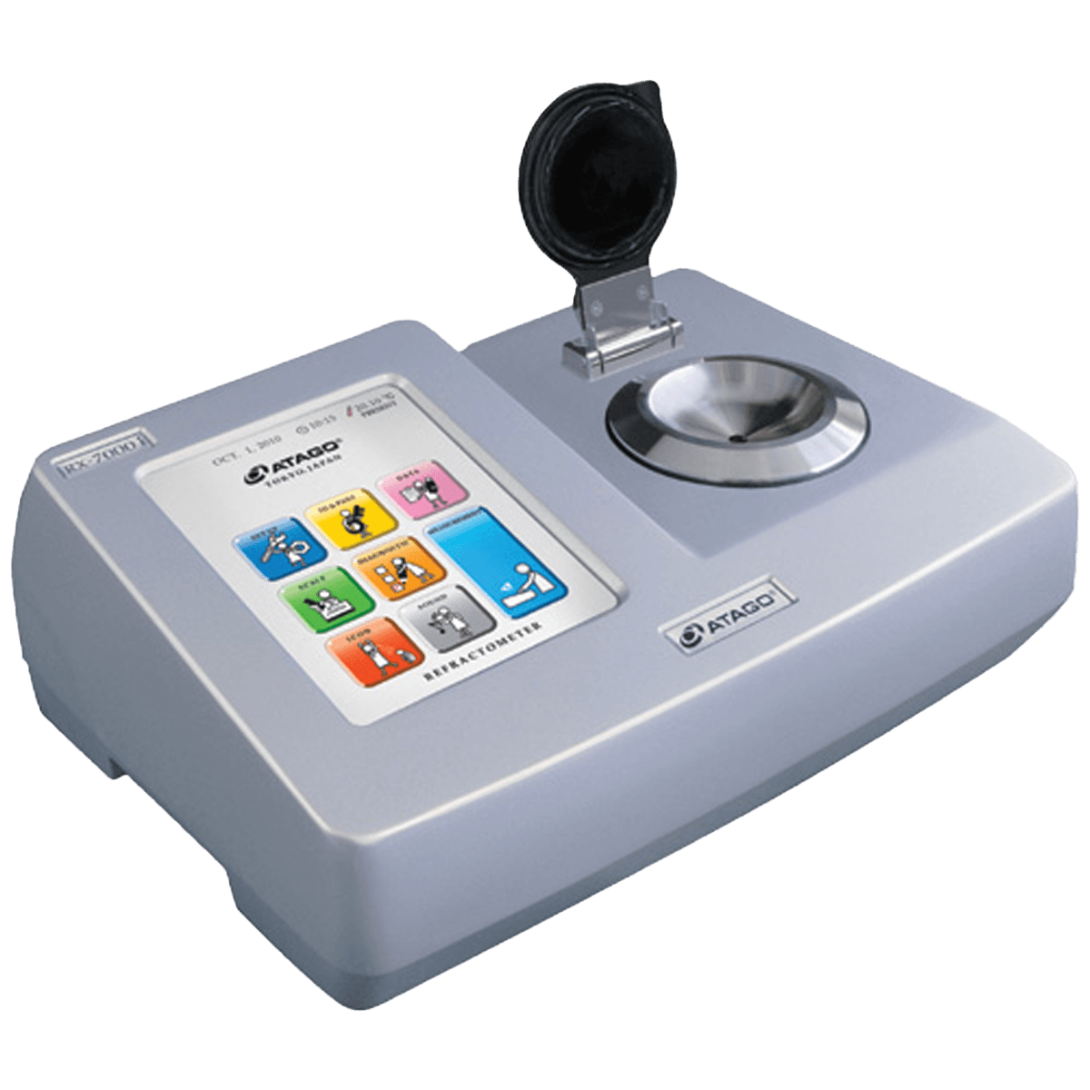 Masaüstü Otomatik Dijital Refraktometre · nD ±0,000100, Brix 0-100 %, Peltier 5-75°C — RX-7000i · Atago