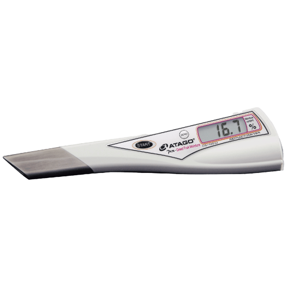 Daldırma Tip Dijital Refraktometre · Kuru meyve nemi (nem/su içeriği) 15,0–100,0 %, ATC — 3758 PEN-Dried Fruit Moisture · Atago