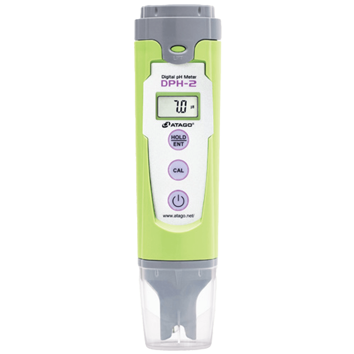 Cep Tipi Dijital pH Metre · 0-14 pH, IP67, 3-nokta kalibrasyon — DPH-2 · Atago