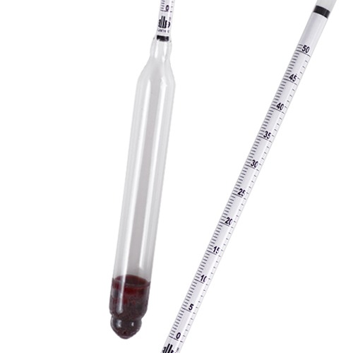 Bitkisel Yağ Hidrometresi · 0.870-0.970 : 0.001 g/ml 50-0 : 0.5°Bé Tp.20°C — 1140FG087/20-qp · Alla France