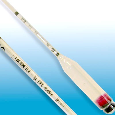 Süt hidrometresi (laktodansimetre) · g/mL 1.000-1.040 — 2200FG100/20-qp · Alla France